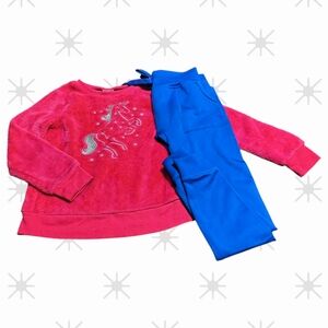 Pink Unicorn Sweater Set